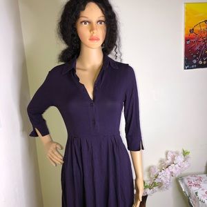 Purple Midi Dress